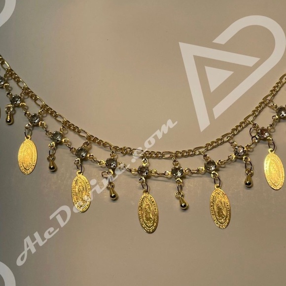 Virgin Mary Charm Bracelet (gold plated) - Picture 2 of 6